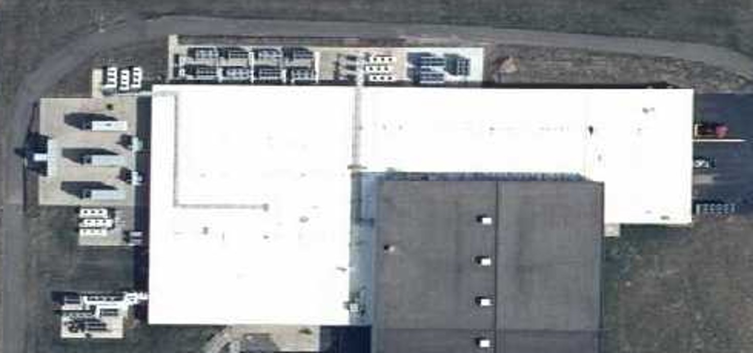 Detailed aerial photograph of equipment and infrastructure at 401 Bielenberg north yard